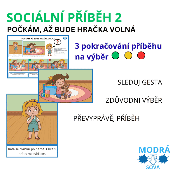 Sociální příběh 2 - Počkám, až bude hračka volná