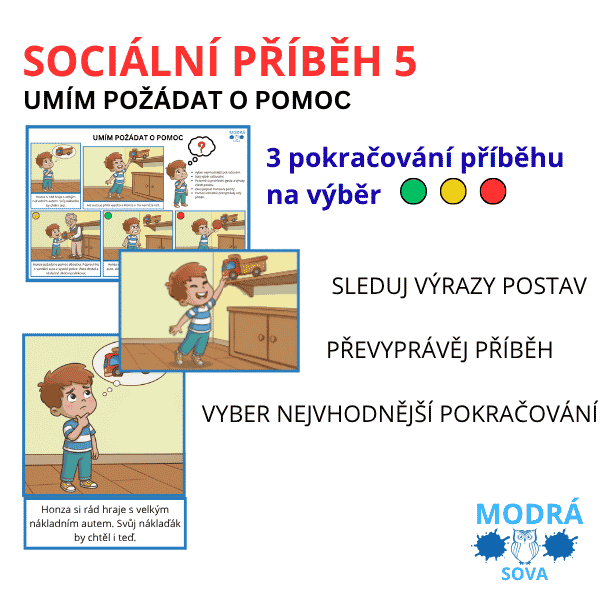 Sociální příběh 5 - Umím požádat o pomoc
