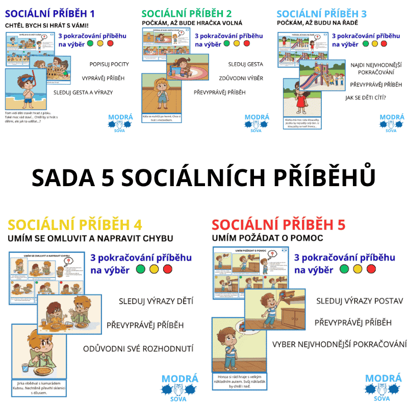 Sada sociálních příběhu 1 až 5