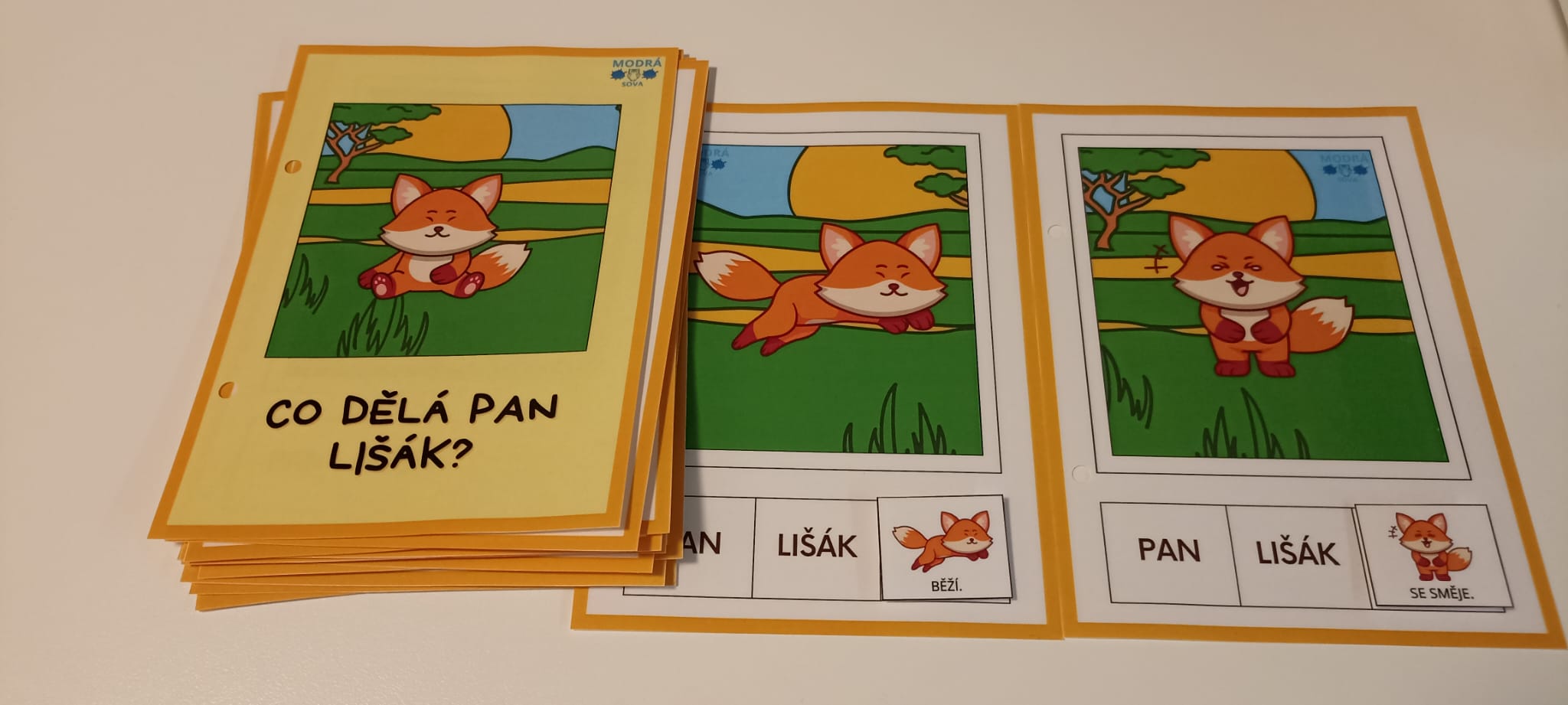 Co dělá pan Lišák? (knížka se slovesy)