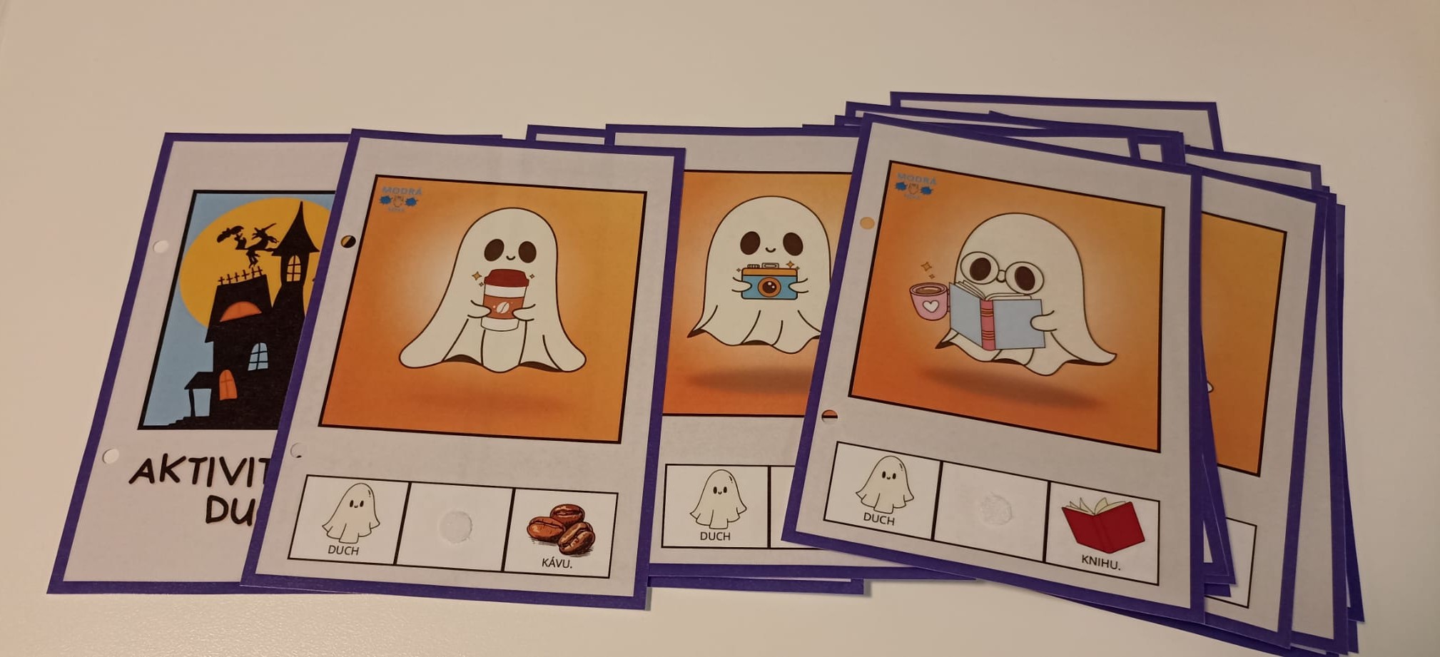 Aktivity pana Ducha (procvičování sloves)