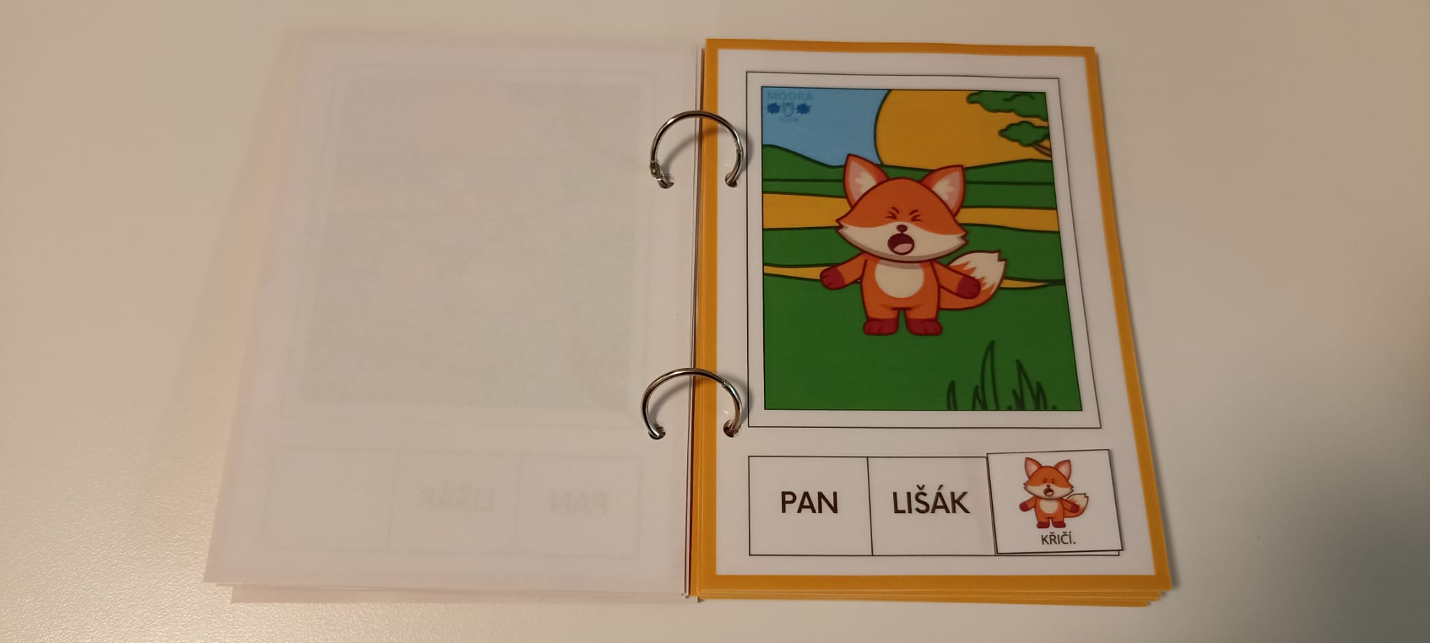 Co dělá pan Lišák? (knížka se slovesy)