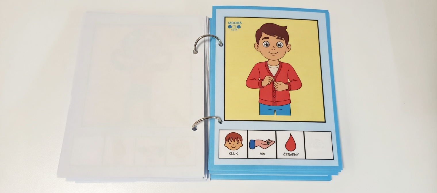 Oblečení a doplňky (knížka na doplňování vět)