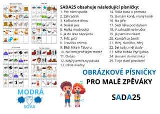 Sada všech 25 lidových písniček