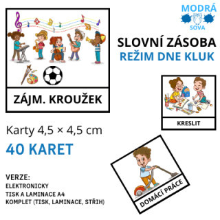 Rozšířená slovní zásoba Režim dne kluk