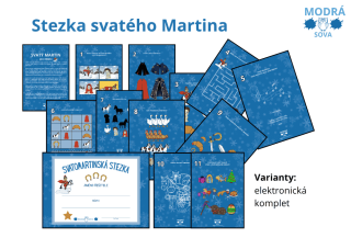 Plotovka - Stezka svatého Martina (11 stran aktivit, diplom, dopis)