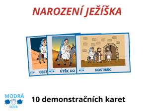 Demonstrační obrázky narození Ježíška