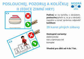 Poslouchej, pozoruj a kolíčkuj! (2.díl) (20 karet)