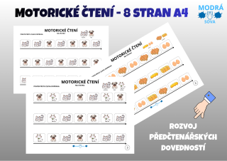 Motorické čtení I (8 A4) - Na statku