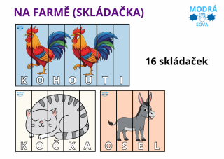 Na farmě - skládačka