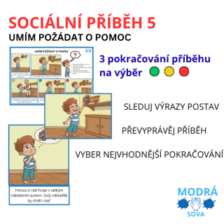 Sociální příběh 5 - Umím požádat o pomoc