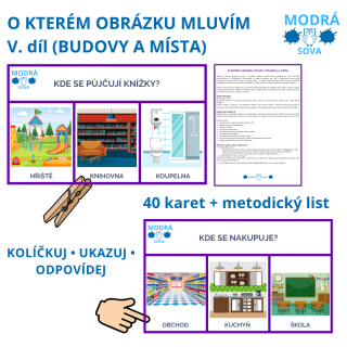 O kterém obrázku mluvím? V. díl - Budovy a místa (40 karet)