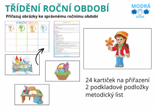 Třídění 4 roční období